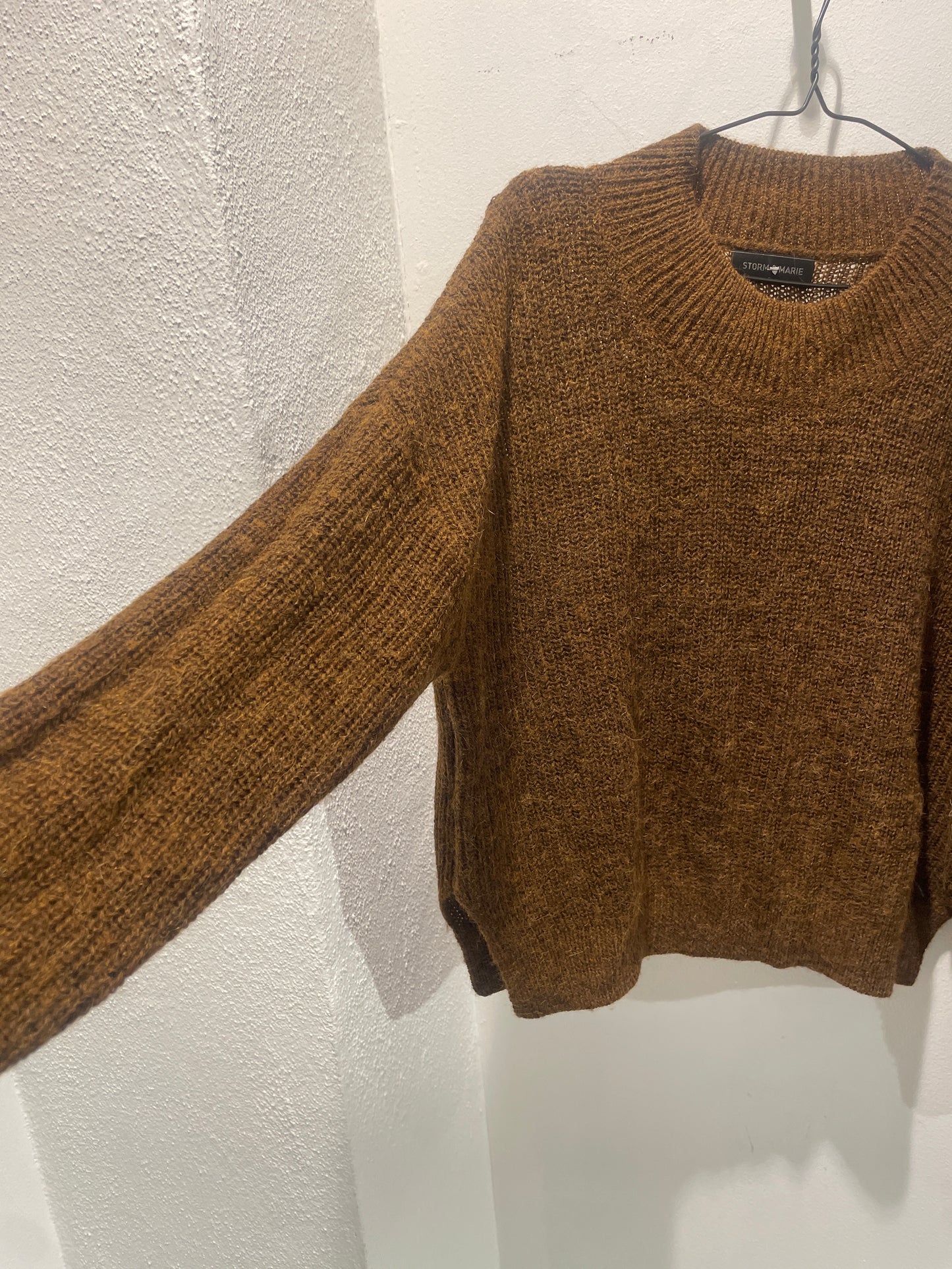 Storm & Marie - Knitted sweater - brown -S/M - Medina’s Wardrobe