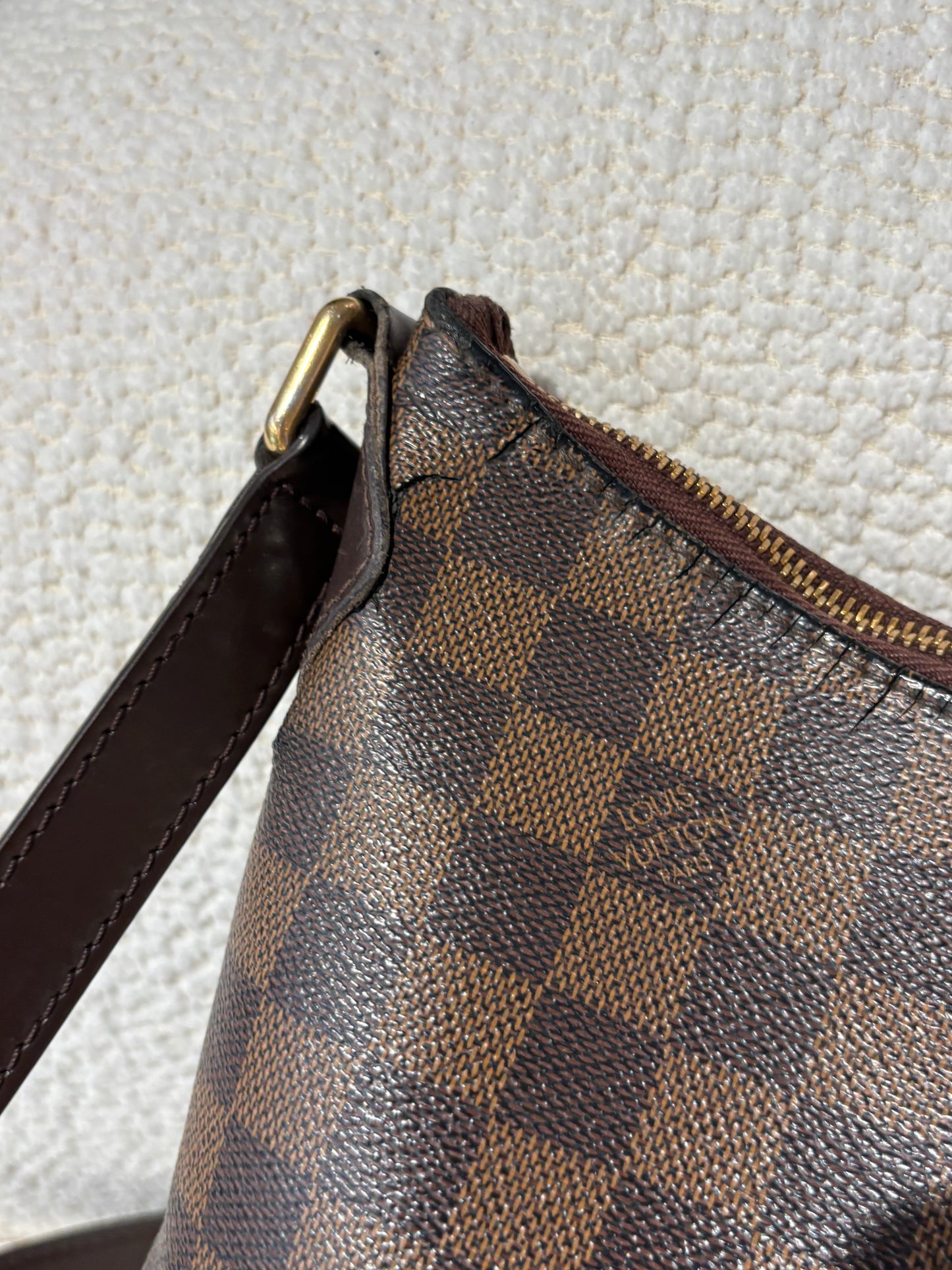 Louis Vuitton Bloomsbury PM Bag – Damier Ebene Logo Canvas
