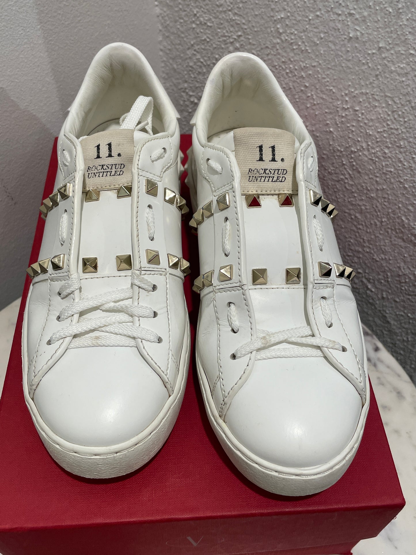 Valentino Rockstud Untitled Sneakers – Size 37.5
