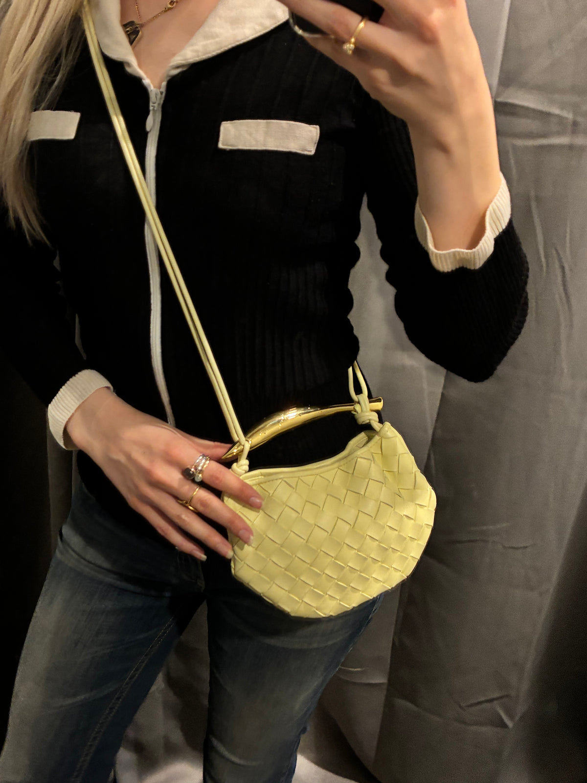 Bottega Veneta - Mini Sardine - Ice Cream Yellow - Medinas Wardrobe