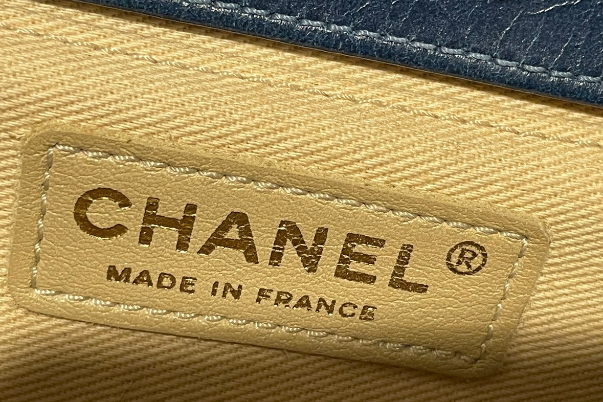 Chanel Boy Bag - Medium - Teal & Aged Gold Hardware