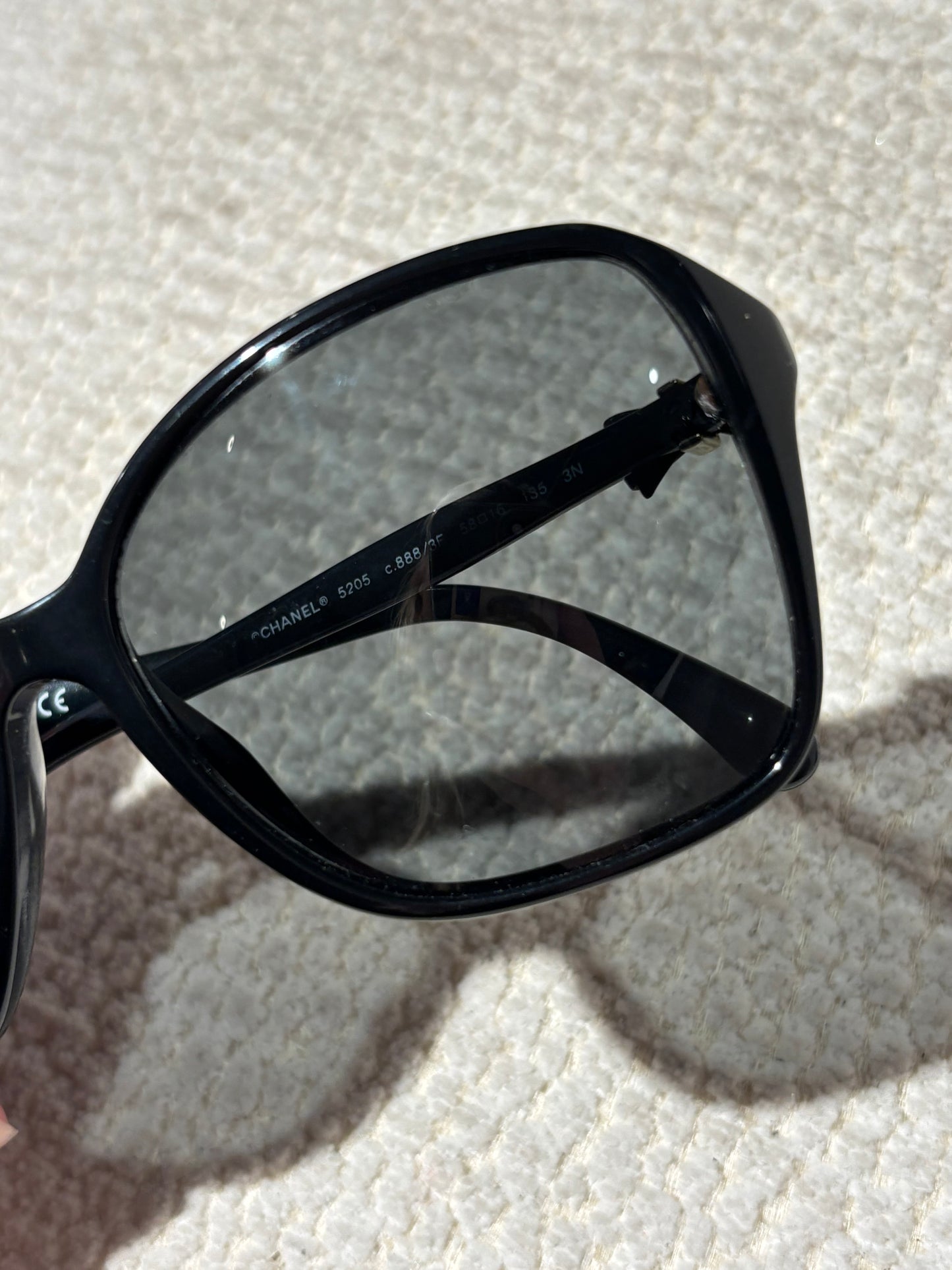 Chanel Sunglasses - Black with Bow