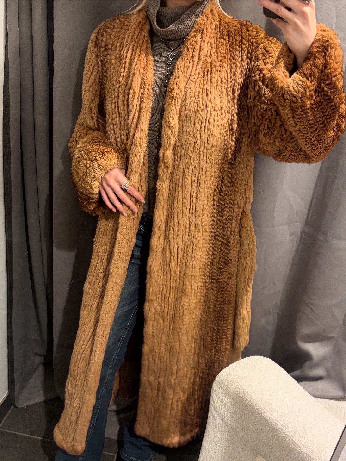 Alex Petersen Fur Coat - Rabbit - Size S-L