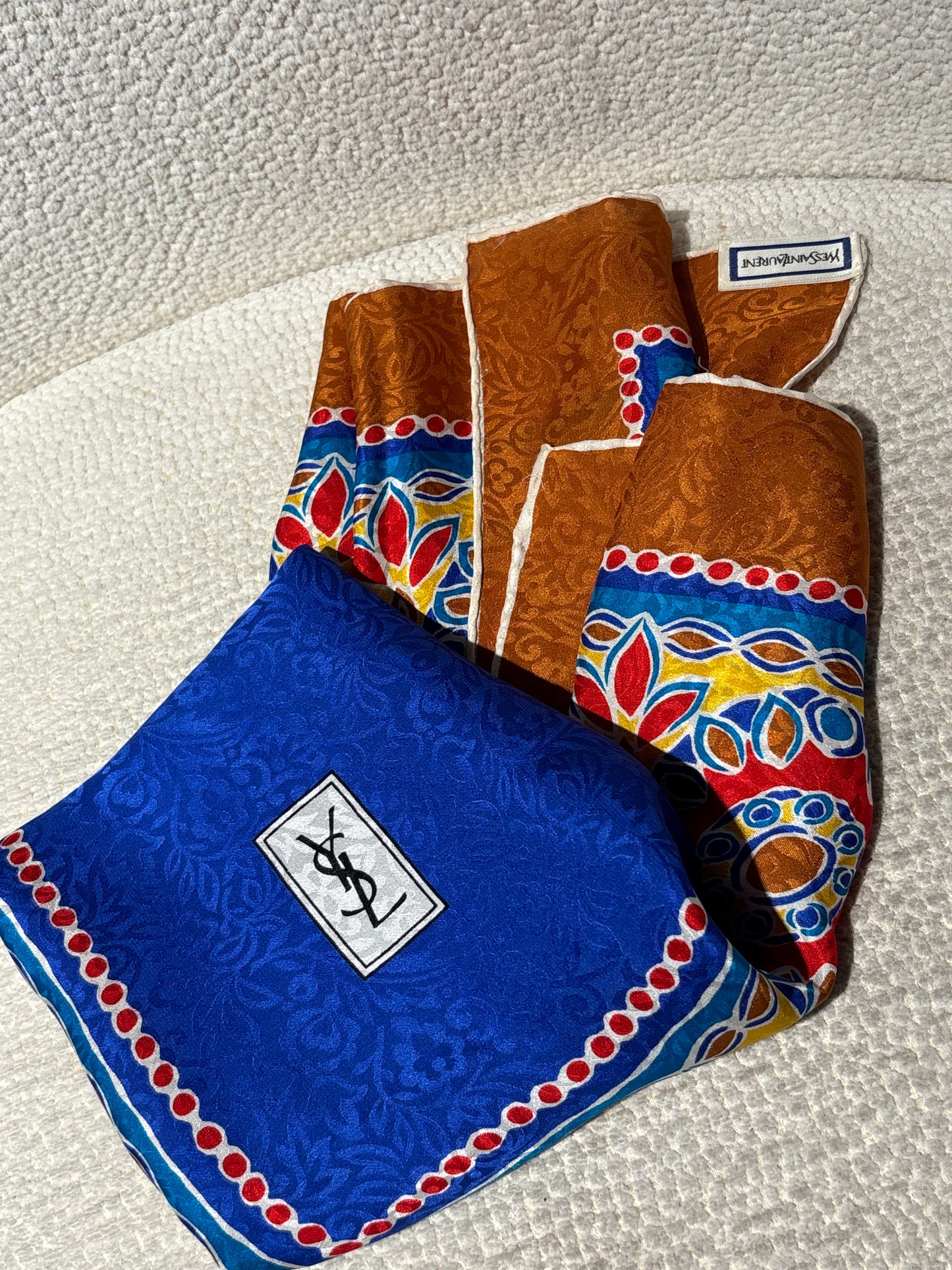 Yves Saint Laurent - Silk Scarf - 90 x 90 cm