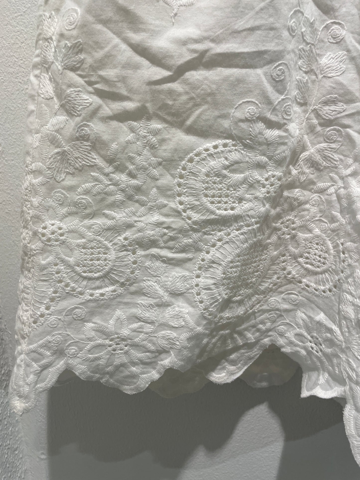 Cozy by Julie Z - Shorts w. White Broderie Laces - S - Medinas Wardrobe