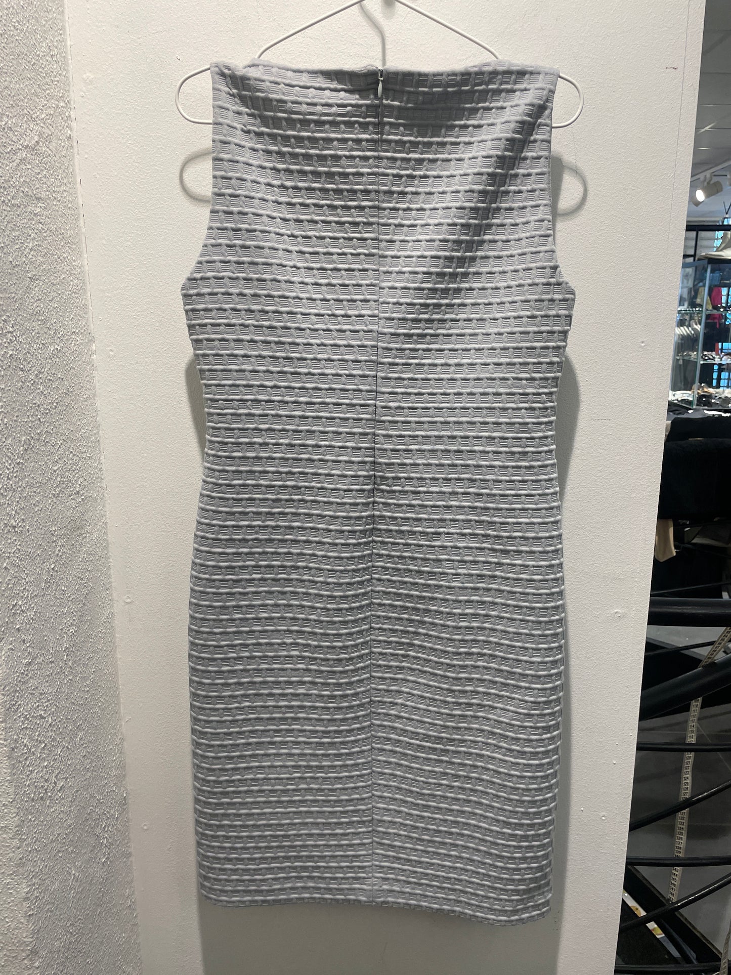 Emporio Armani Geometric Waffle-Knit Sheath Dress  - 46