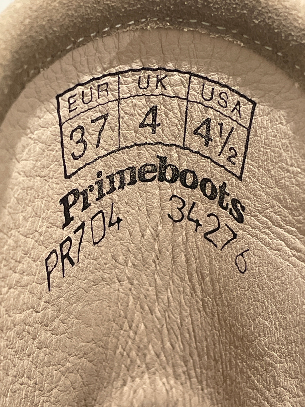 Primeboots beige fringed suede boots - EU 37