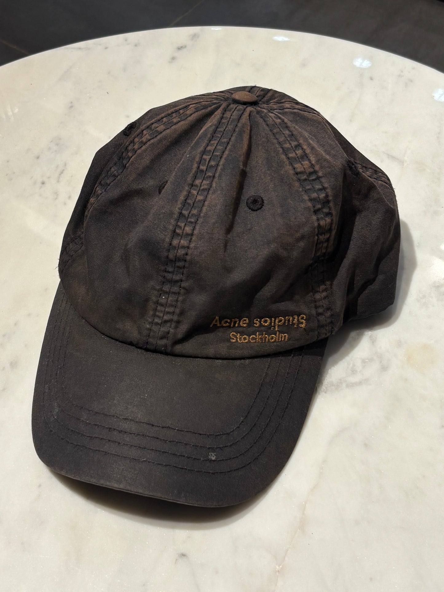 Acne Studios - Black-Brown Cap - Medinas Wardrobe