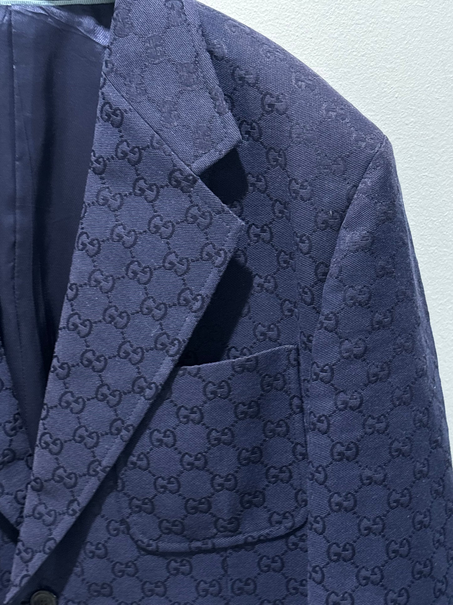 Gucci Blazer - Navy Monogram 2025 - Size 56 (L/XL)