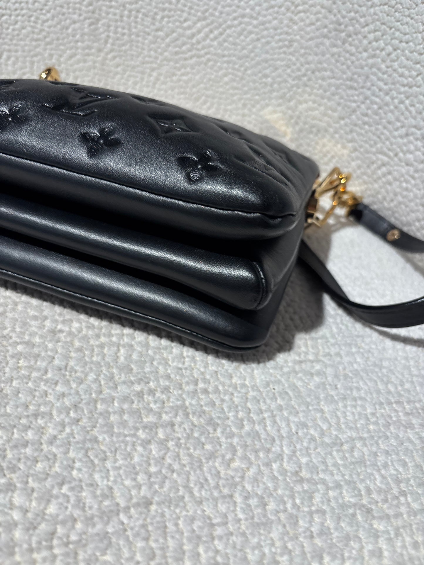 Louis Vuitton Coussin BB Bag - Black Leather & Gold Hardware