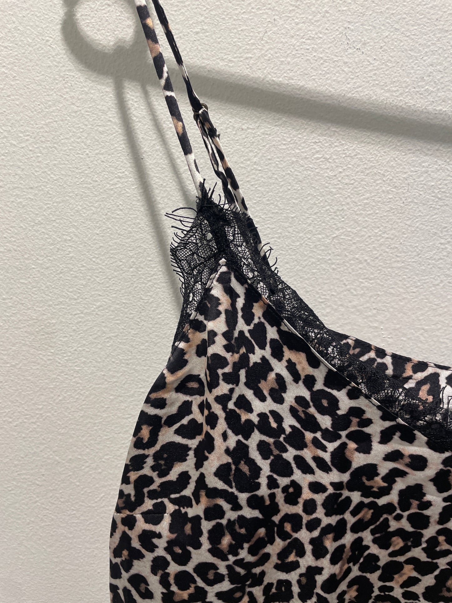 Anine Bing Bar Silk Cami – Leopard Print - S
