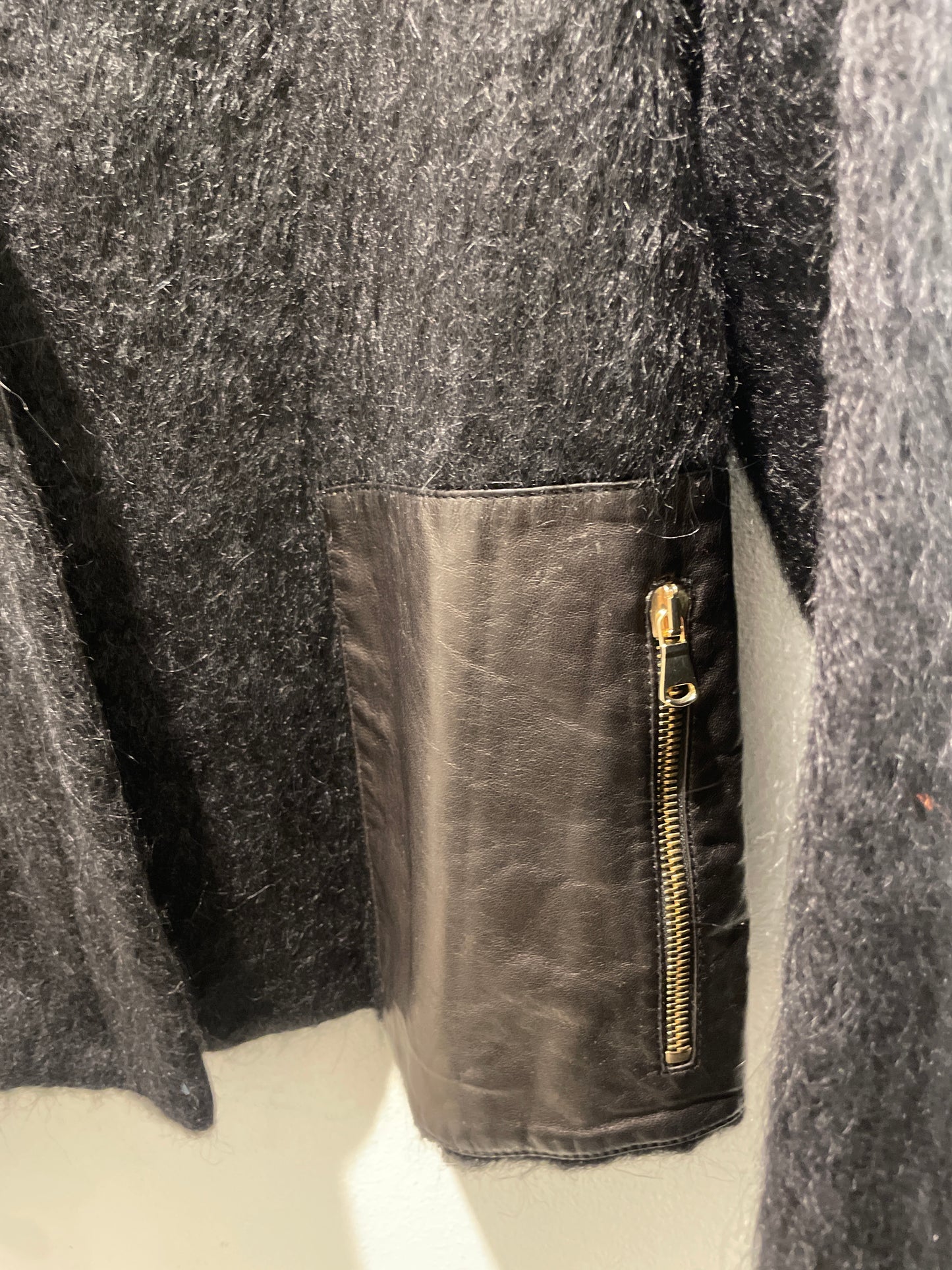 Mauro Grifoni — Premium Alpaca-Mohair Jacket with Lambskin Leather - Size IT 44 / EU40