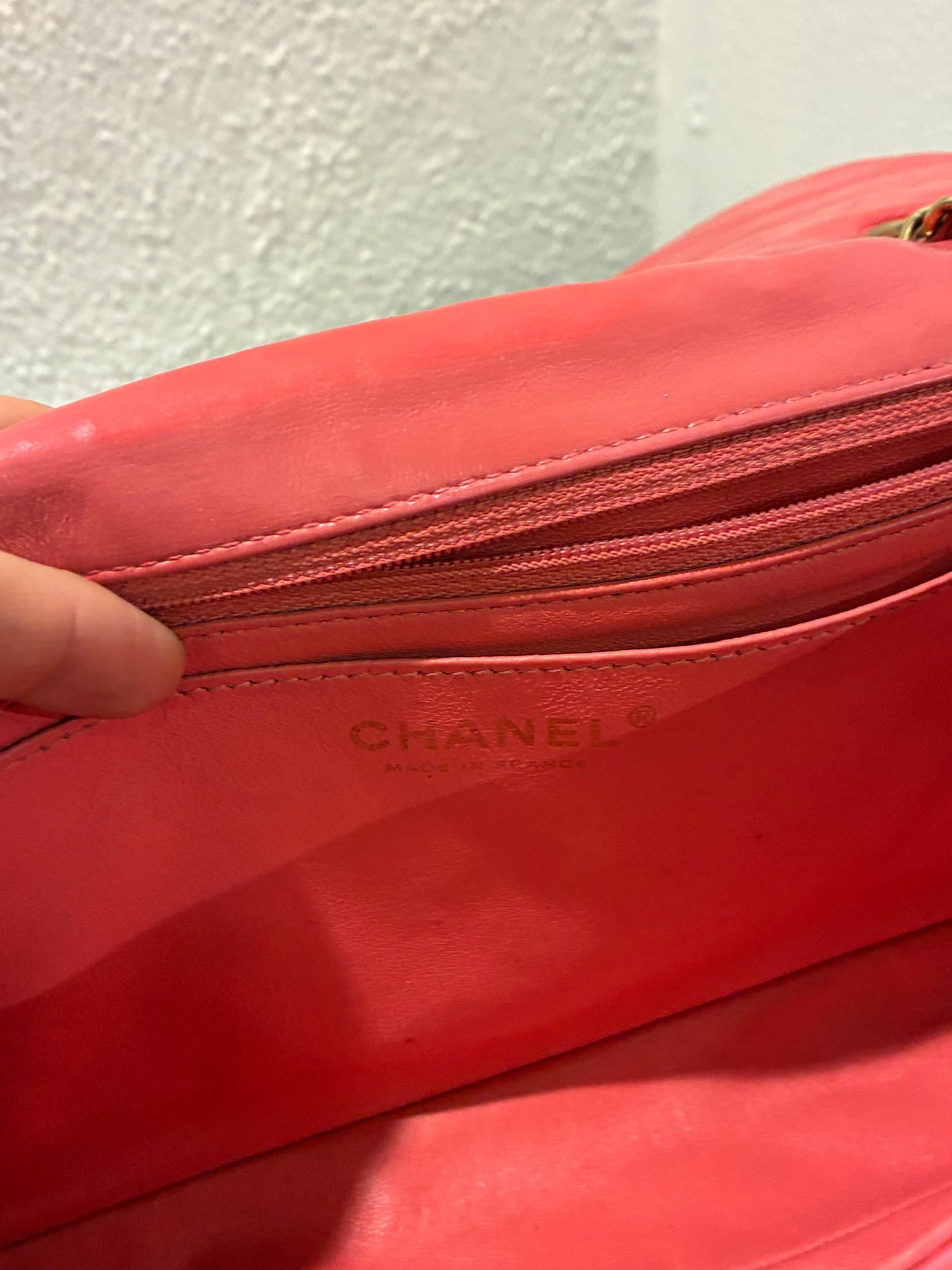 Chanel Charm Single Flap – Pink Leather & Gold Hardware (Kopi)
