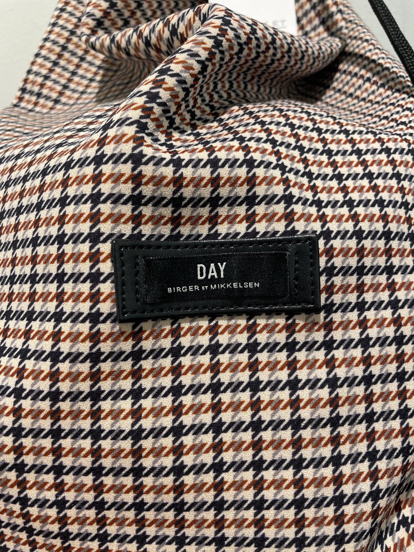 DAY et Checked Drawstring Backpack