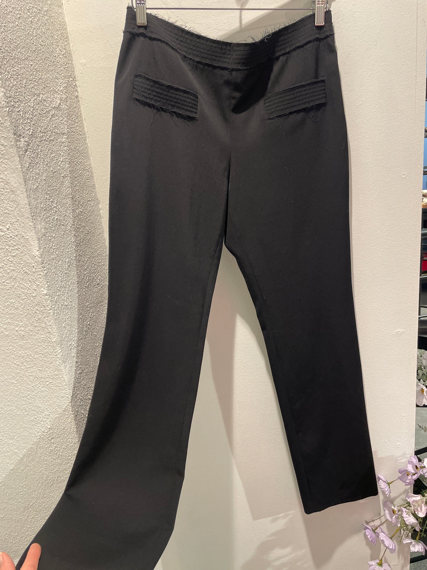 Chanel Pants – Wool in Black – EU 38