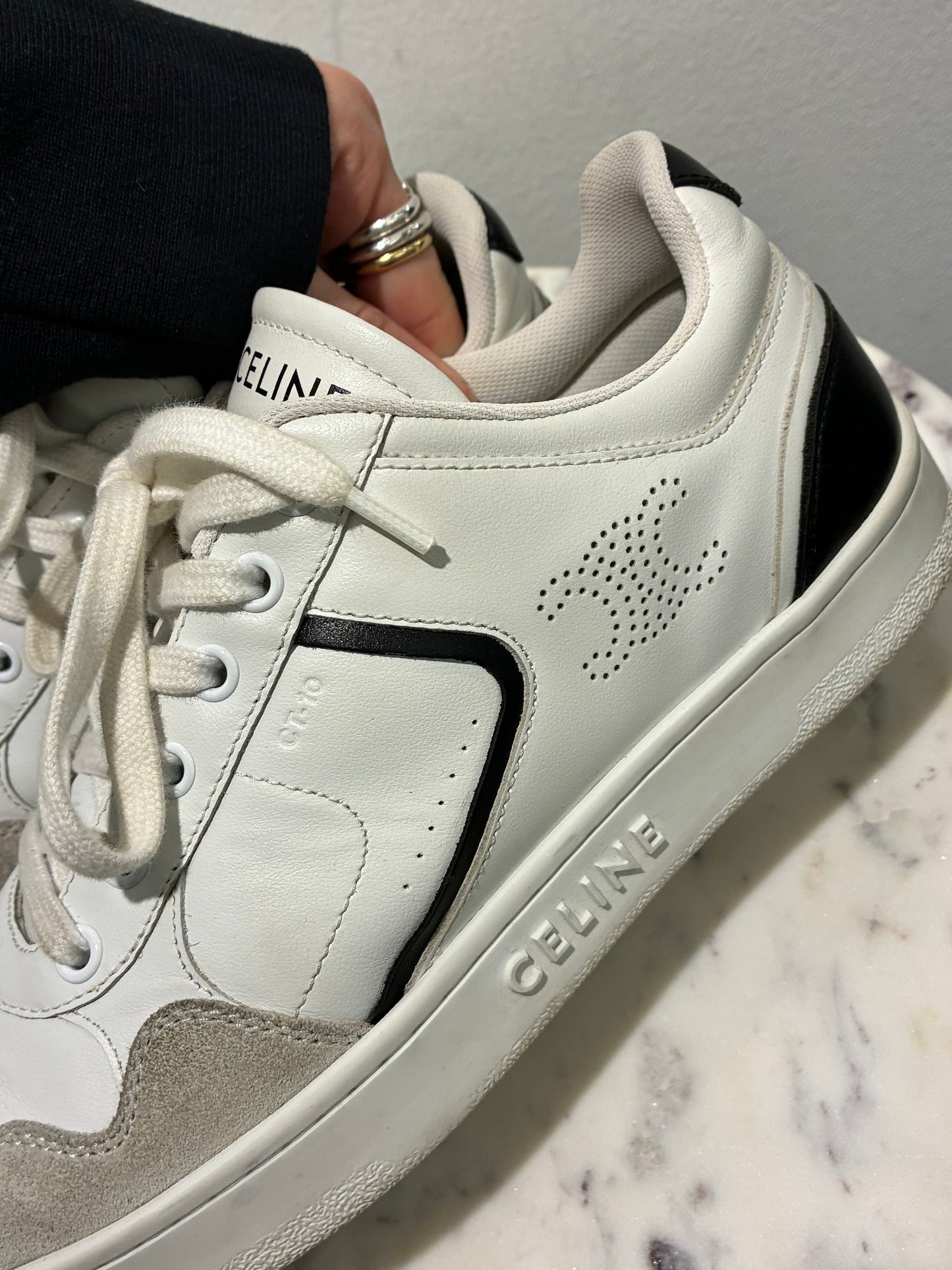 Celine Sneakers  – Classic with Logo - Size 39