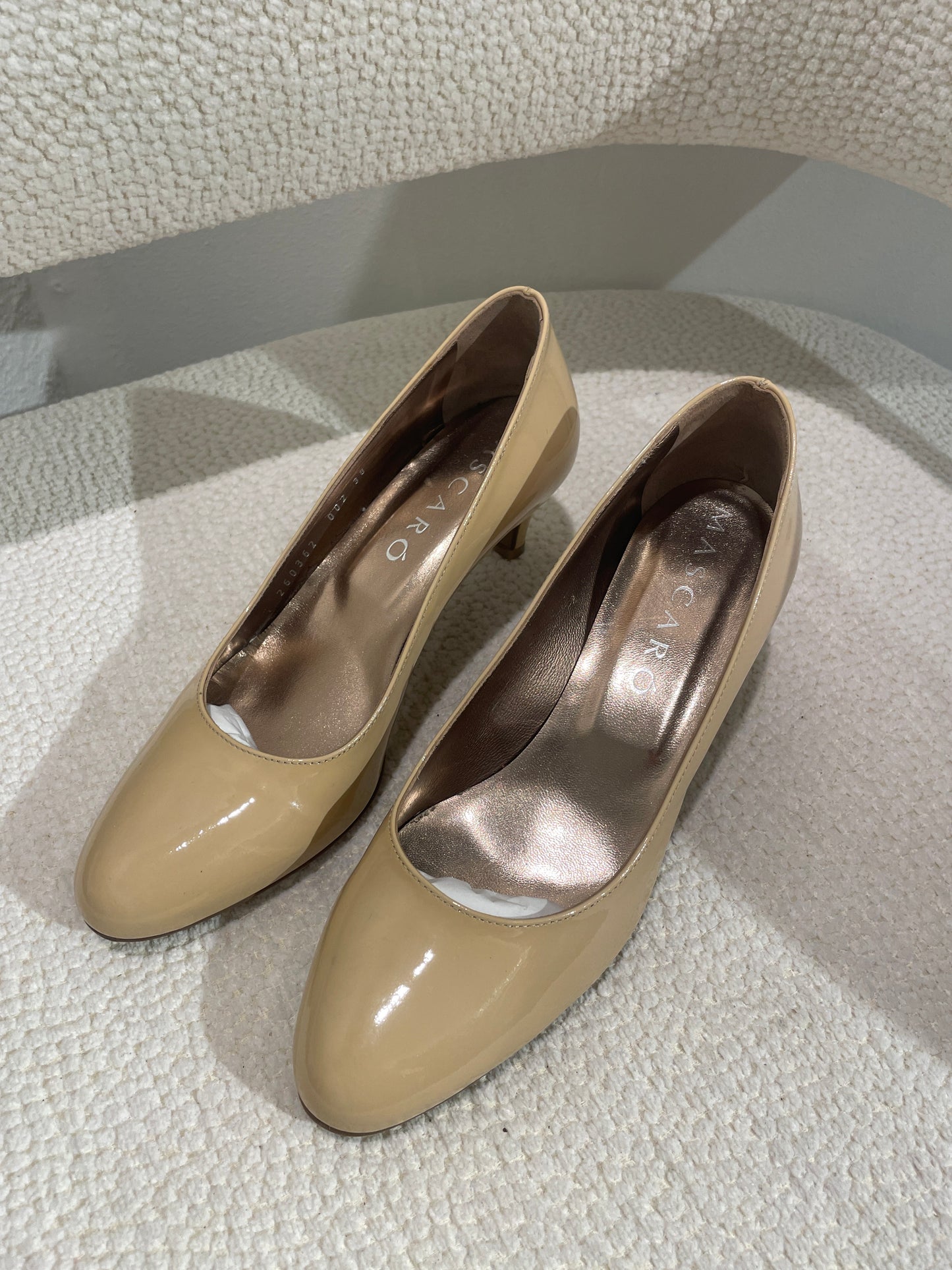 Mascaro – heels / pumps - Patent Leather - sand/beige - 38