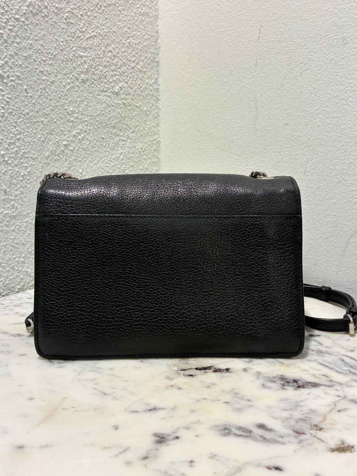 Saint Laurent - Sunset Bag - Black with Silver Hardware