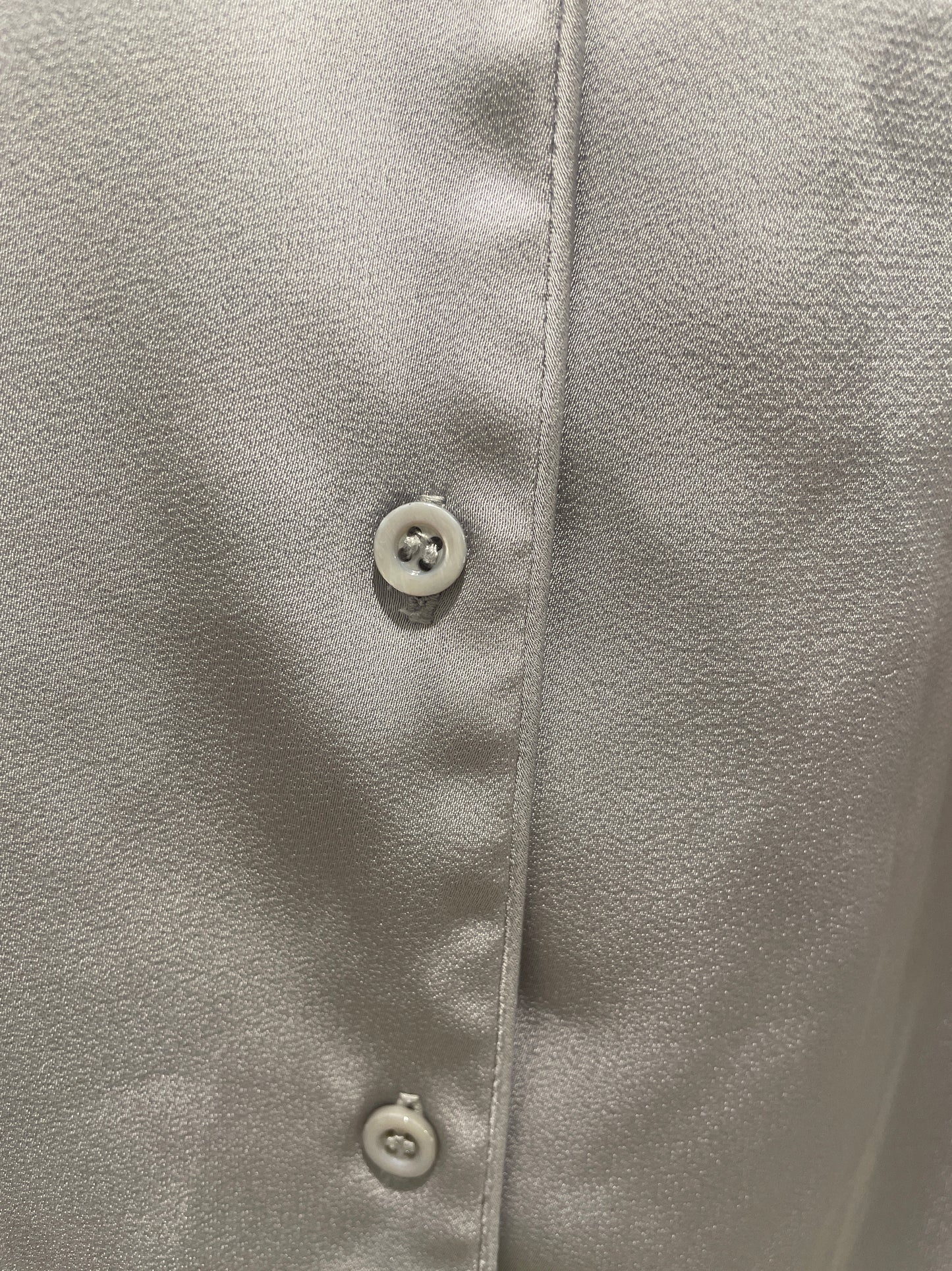 Bruuns Bazaar - grey satin shirt - EU36