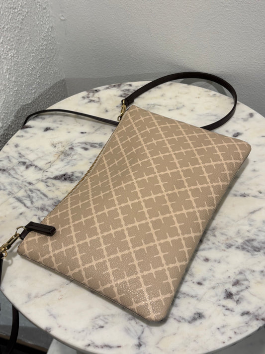 Malene Birger - Shoulder Bag  - Beige Monogram - Medinas Wardrobe