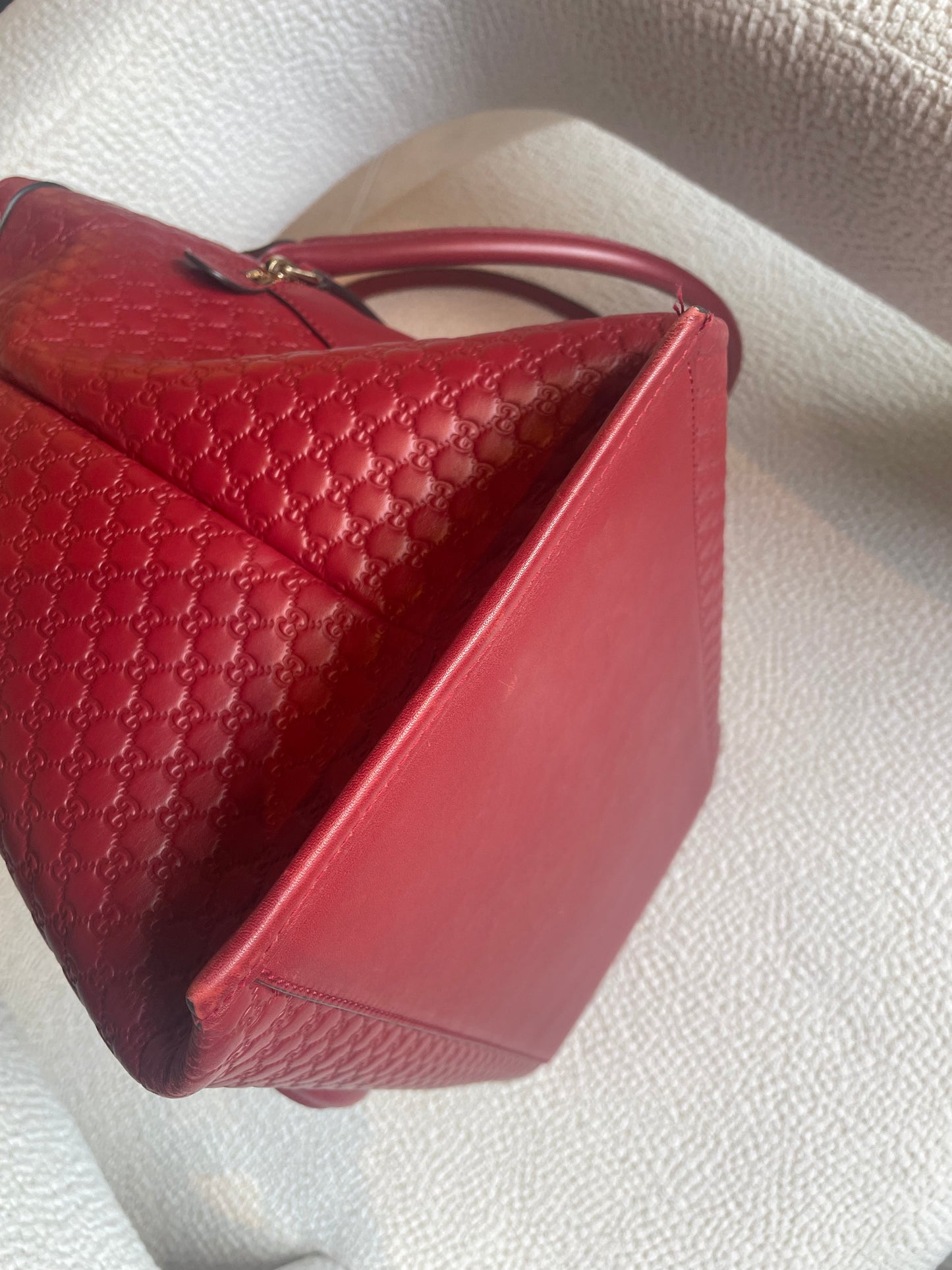 Gucci - Rød læder tote