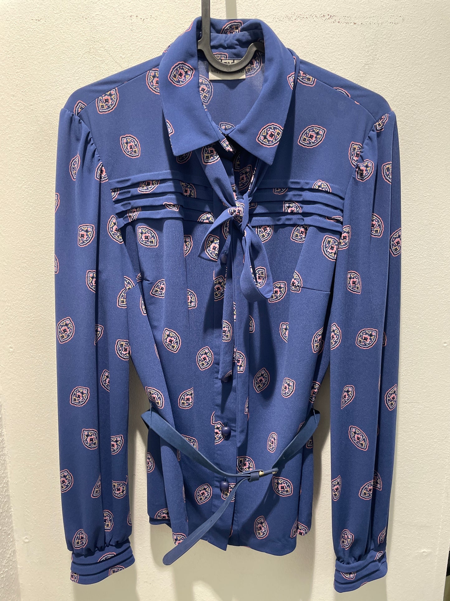 Bleyle Geometric Print Pussy-Bow Blouse - EU40