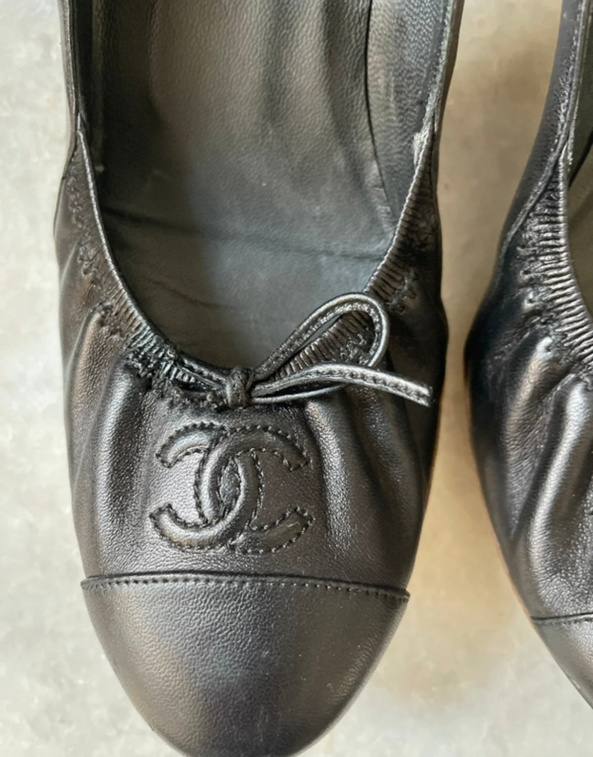 Chanel - Cambon heels med elastisk fod og CC logo