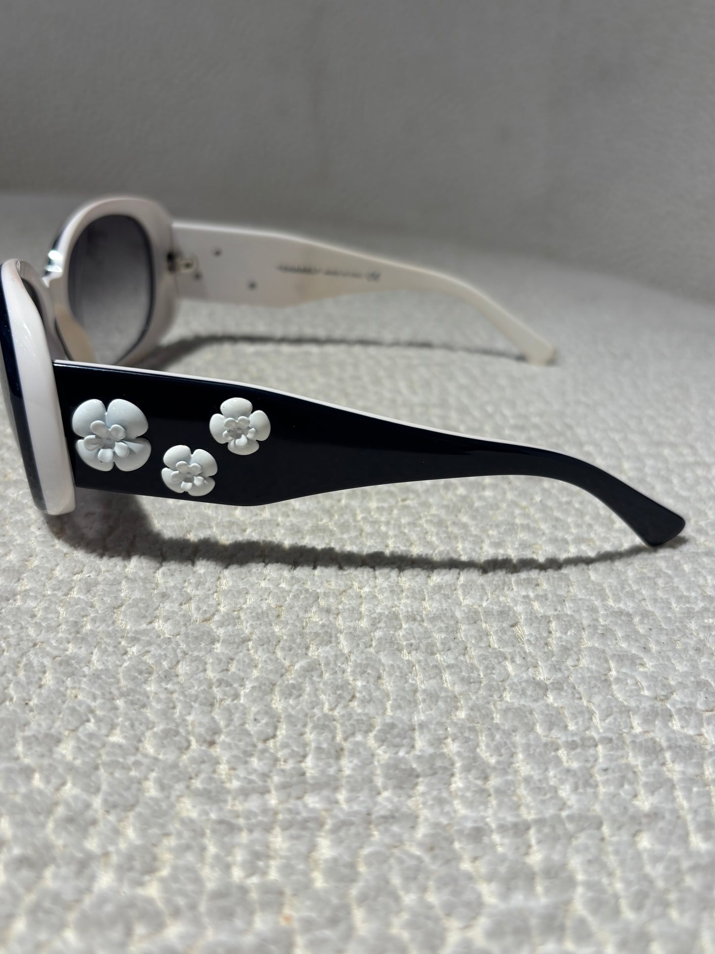Chanel Sunglasses - Dark Blue w. Camelias