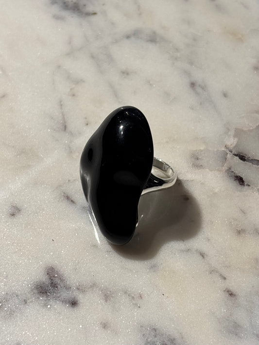 Pilgrim - Ring - Black - Drops - Medinas Wardrobe