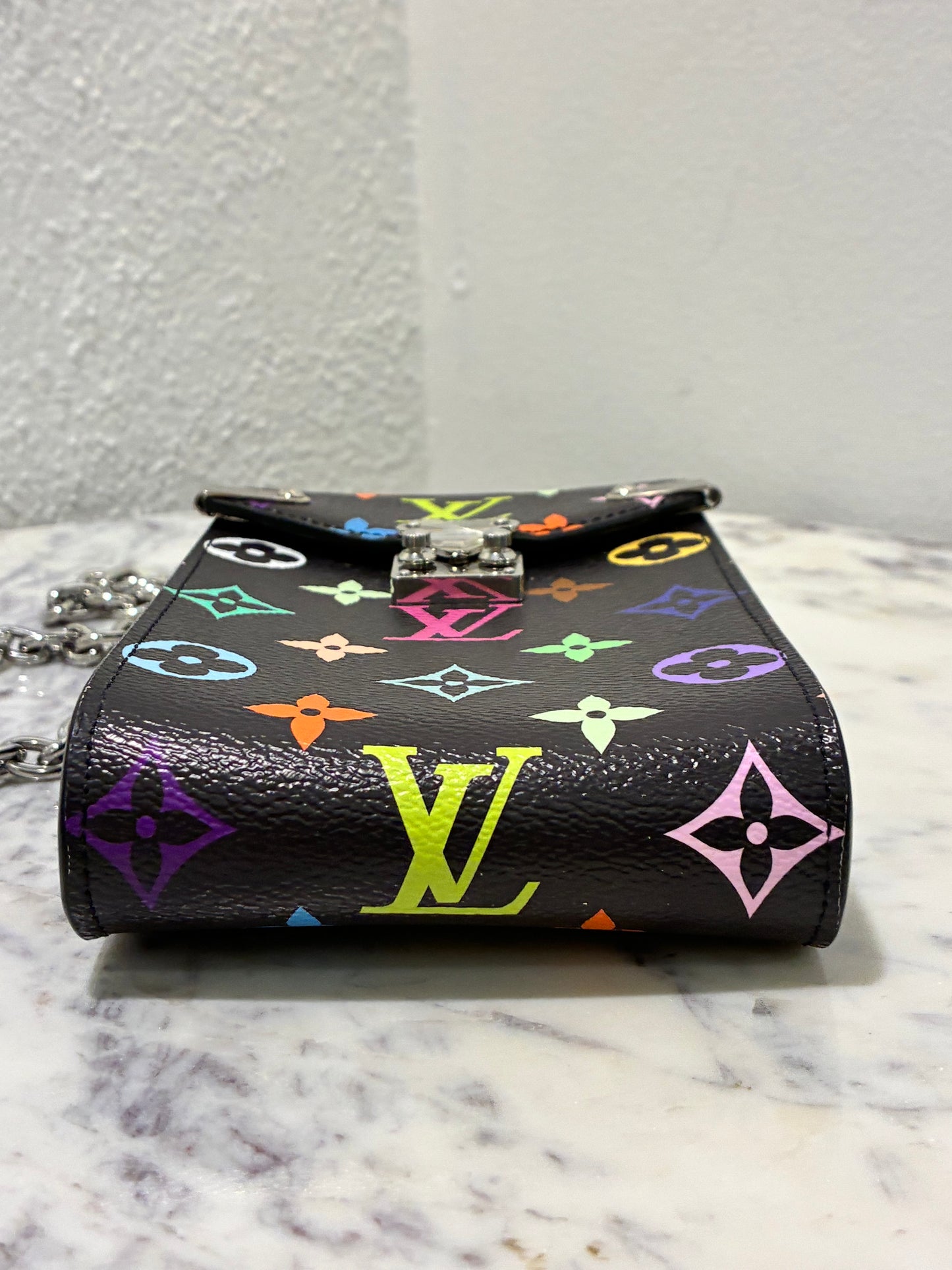 Louis Vuitton x Takashi Murakami Phone Pouch Métis - Full Set