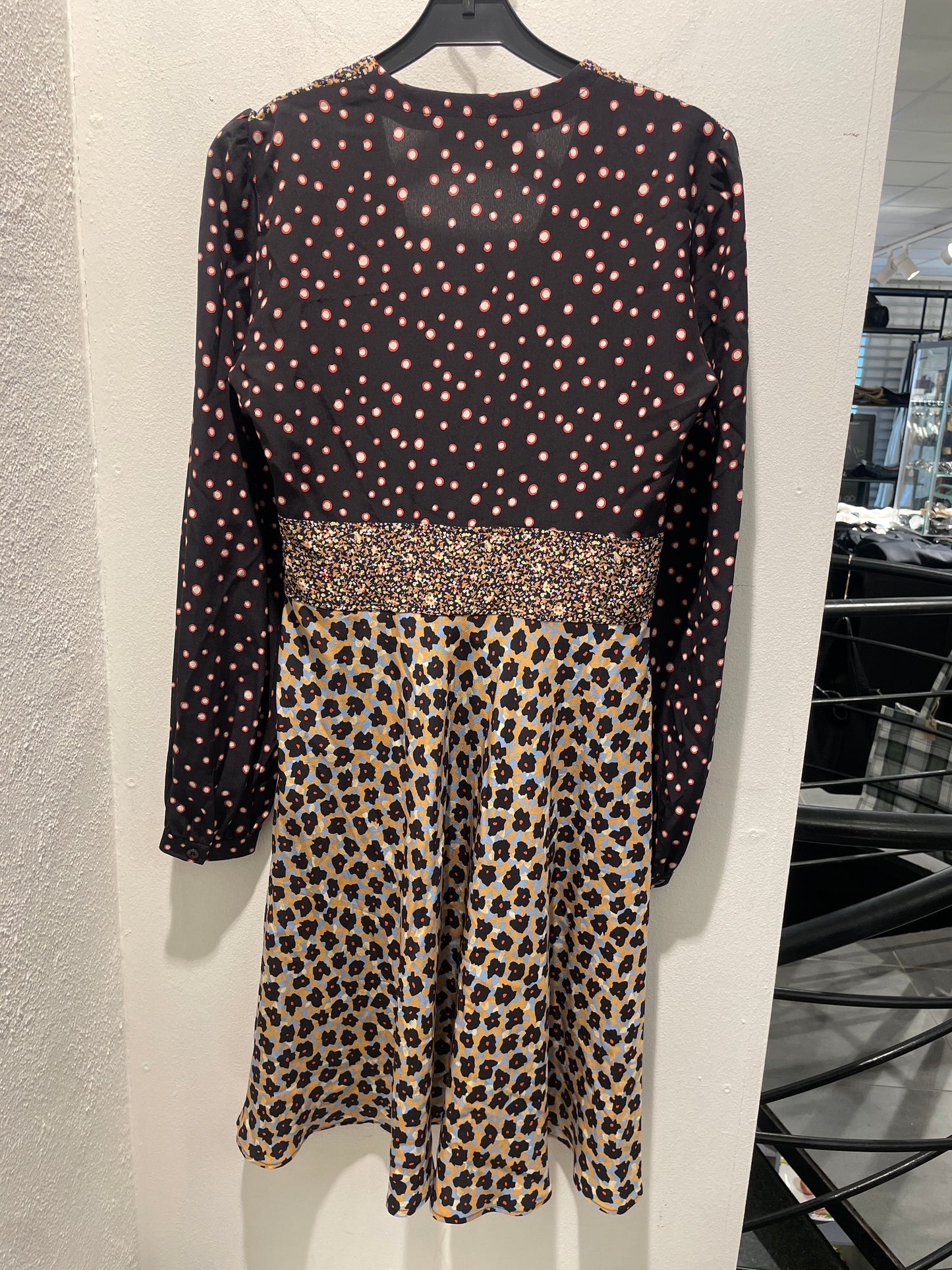 ETRO — Luxury Silk Patchwork Print Dress with Ruffle Details - EU 38