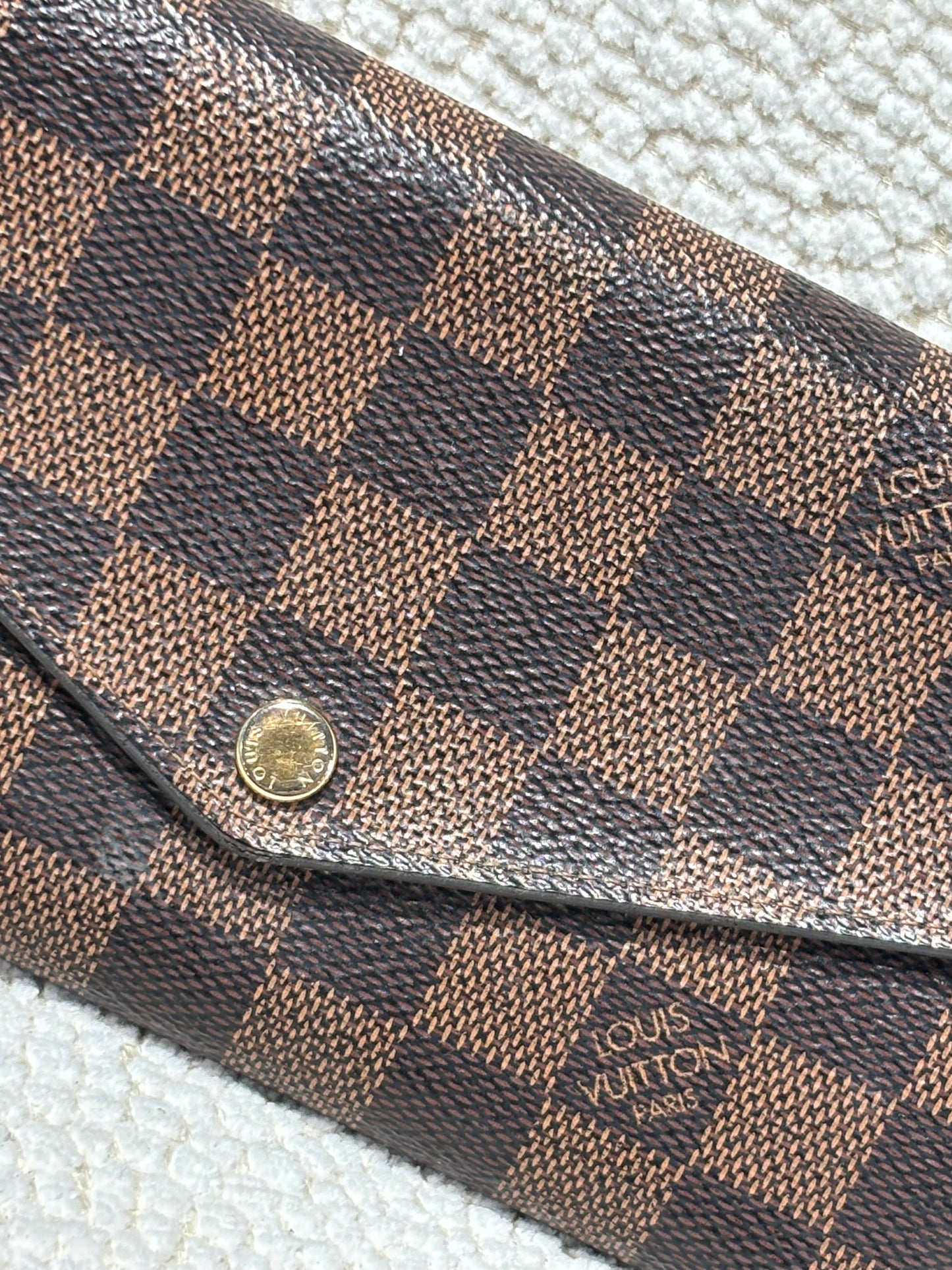 Louis Vuitton Wallet – Damier Ebene Canvas in Brown