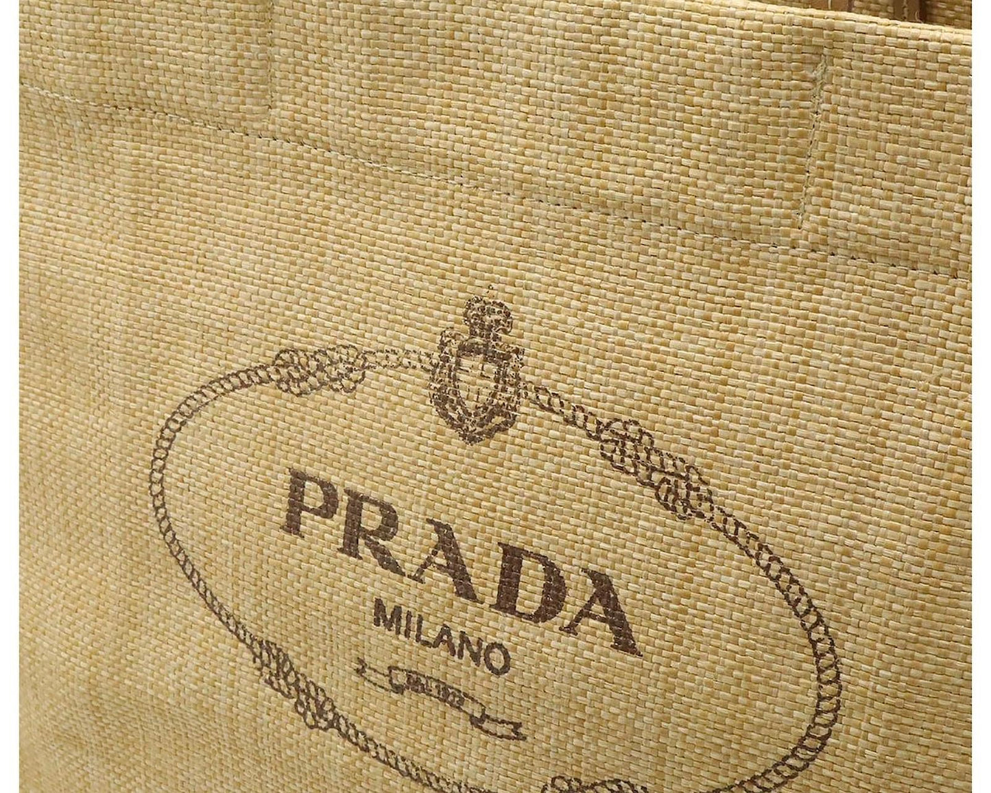 Prada Raffia Milano Net