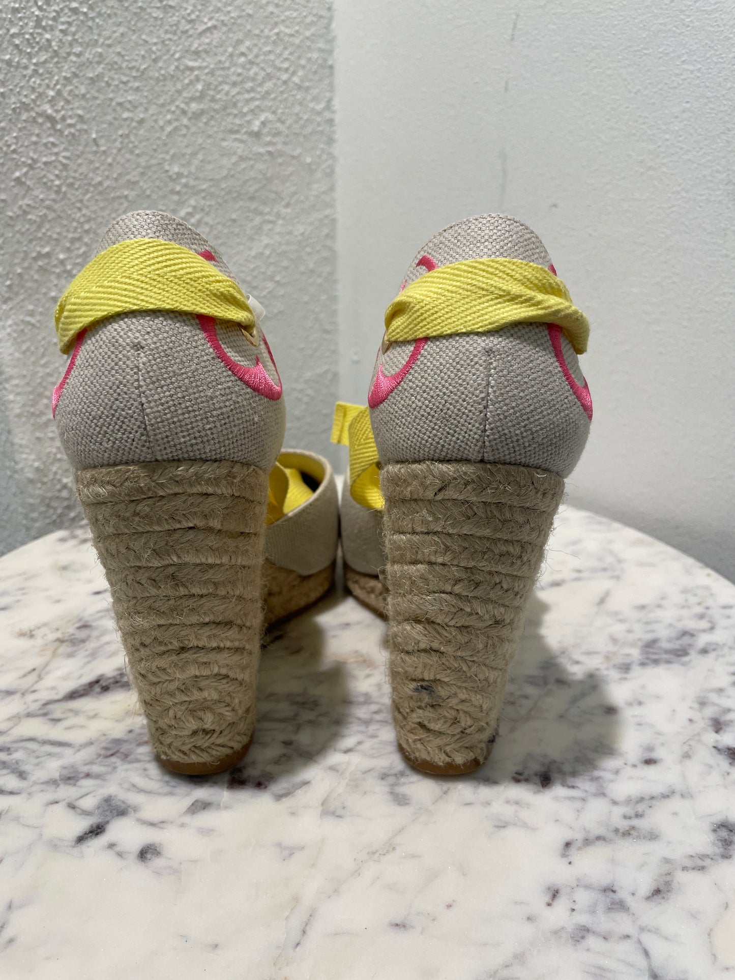 Louis Vuitton Starboard Canvas Monogram Wedge Espadrilles – Vibrant Summer Edition - 40