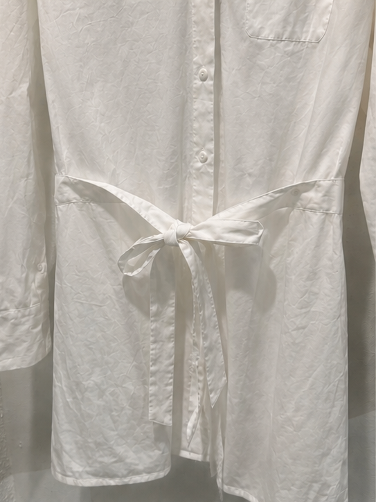 Designers Remix - Shirt - Long White w. Belt - EU36 - Medinas Wardrobe