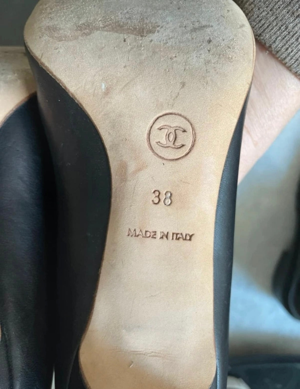 Chanel - Cambon heels med elastisk fod og CC logo