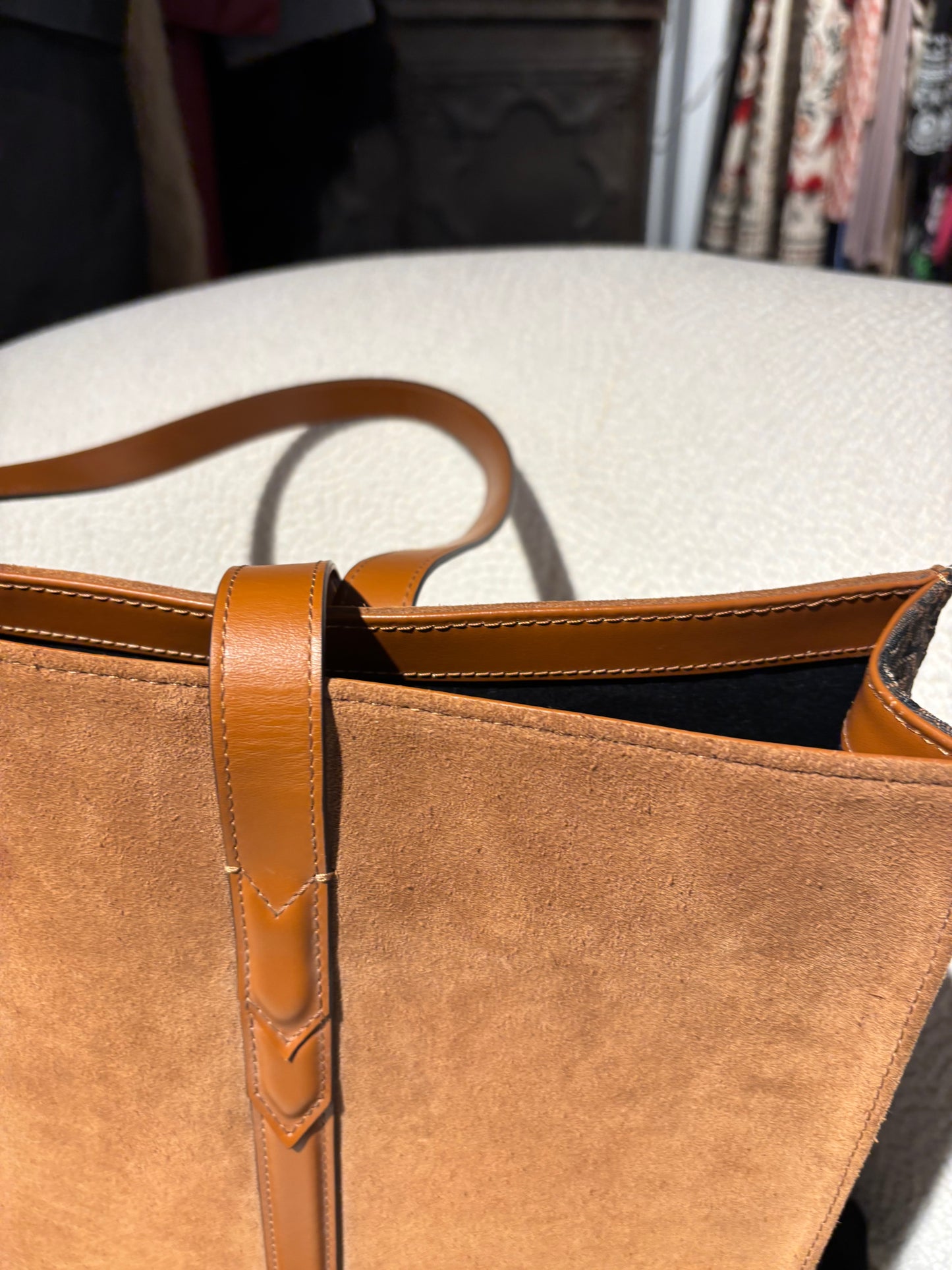 Zadig & Voltaire Tote - Cognac Leather & Suede