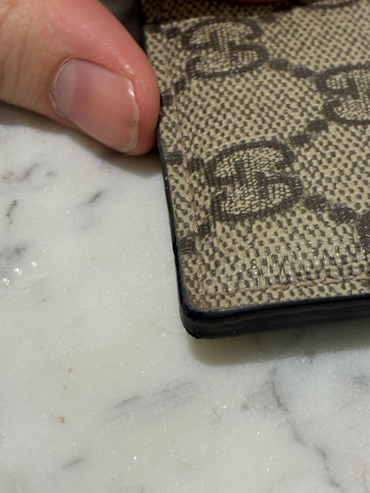Gucci Cardholder - Monogram & Brown Leather