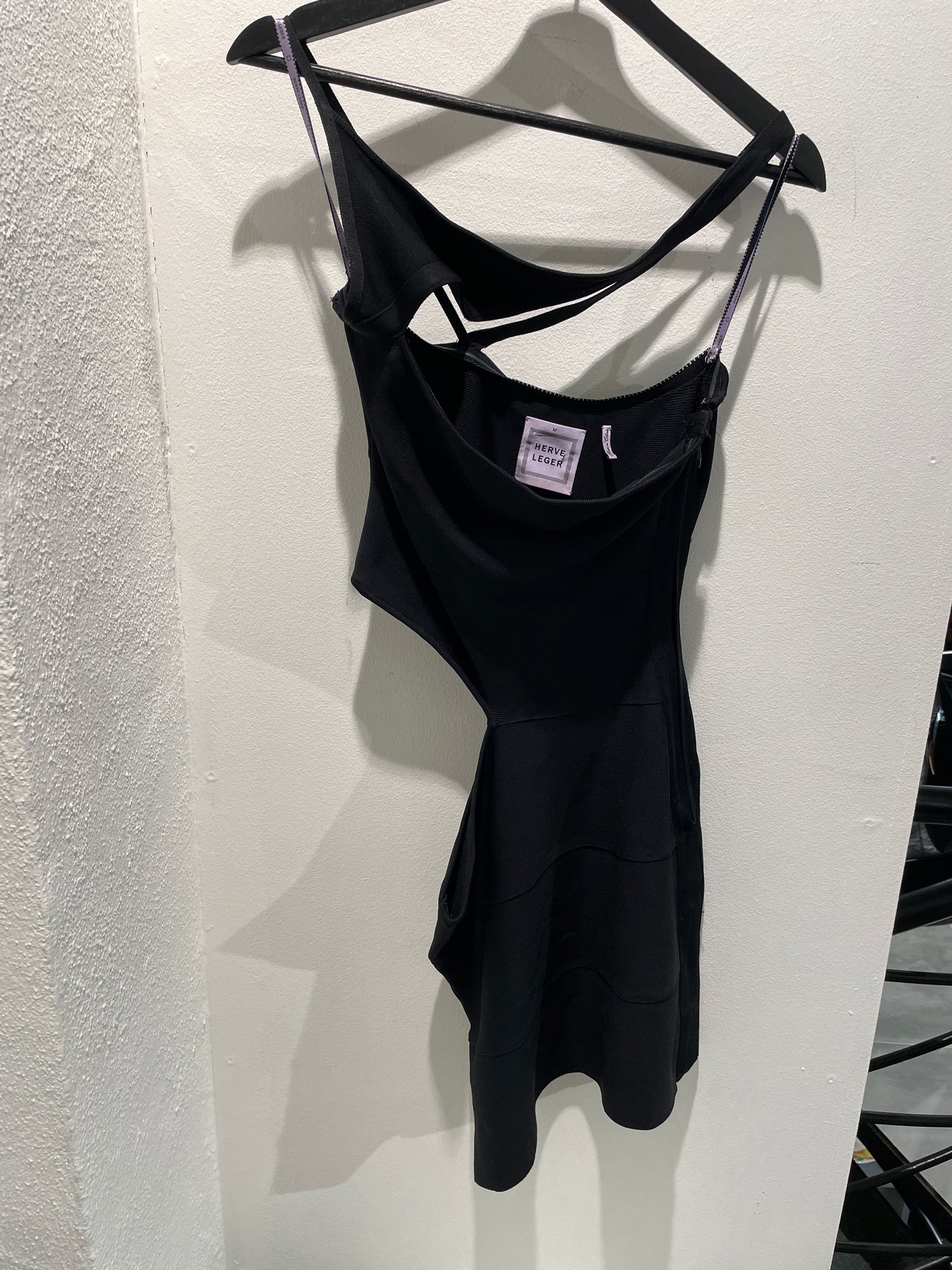 Herve Leger - Black Dress - M - Medinas Wardrobe