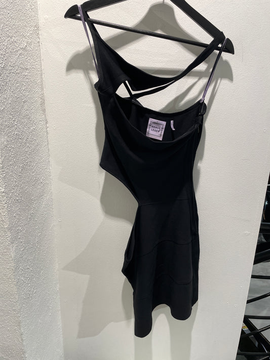 Herve Leger - Black Dress - M - Medinas Wardrobe