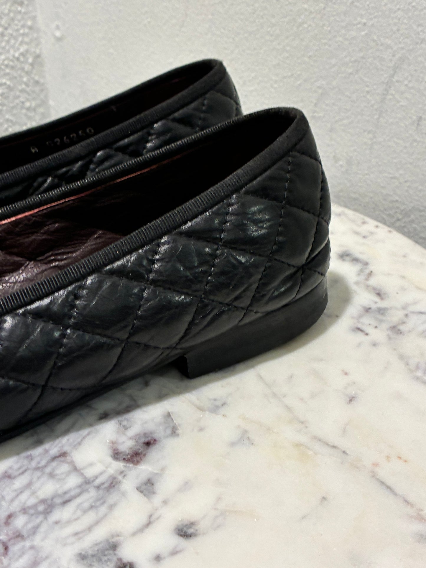 Chanel Ballerinas - Black Quilted La - EU 41C