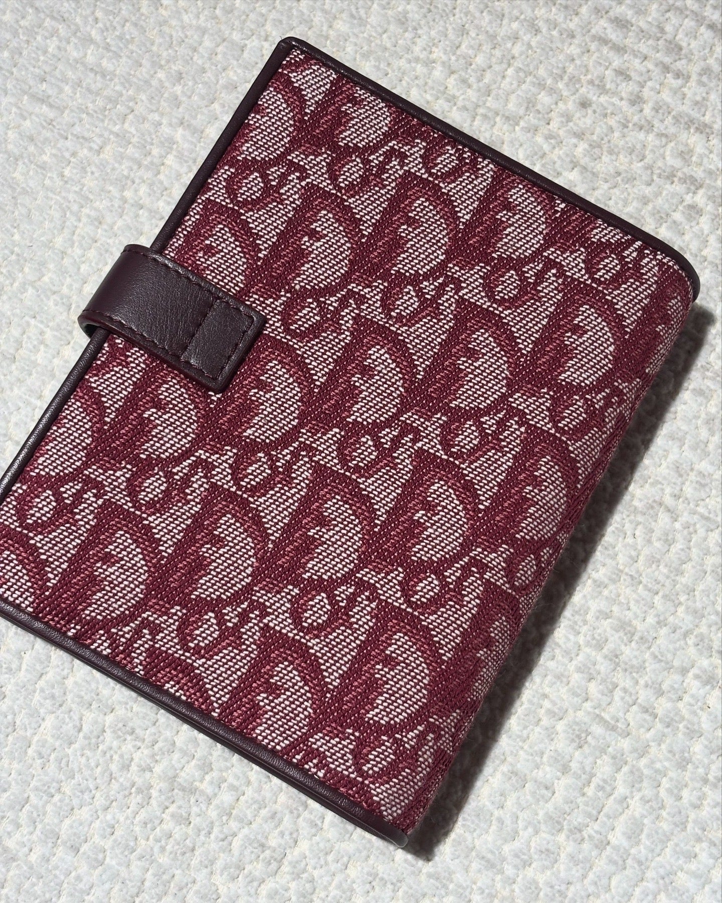 Christian Dior Agenda/Notebook - Monogram Logo Print & Lock with Keys