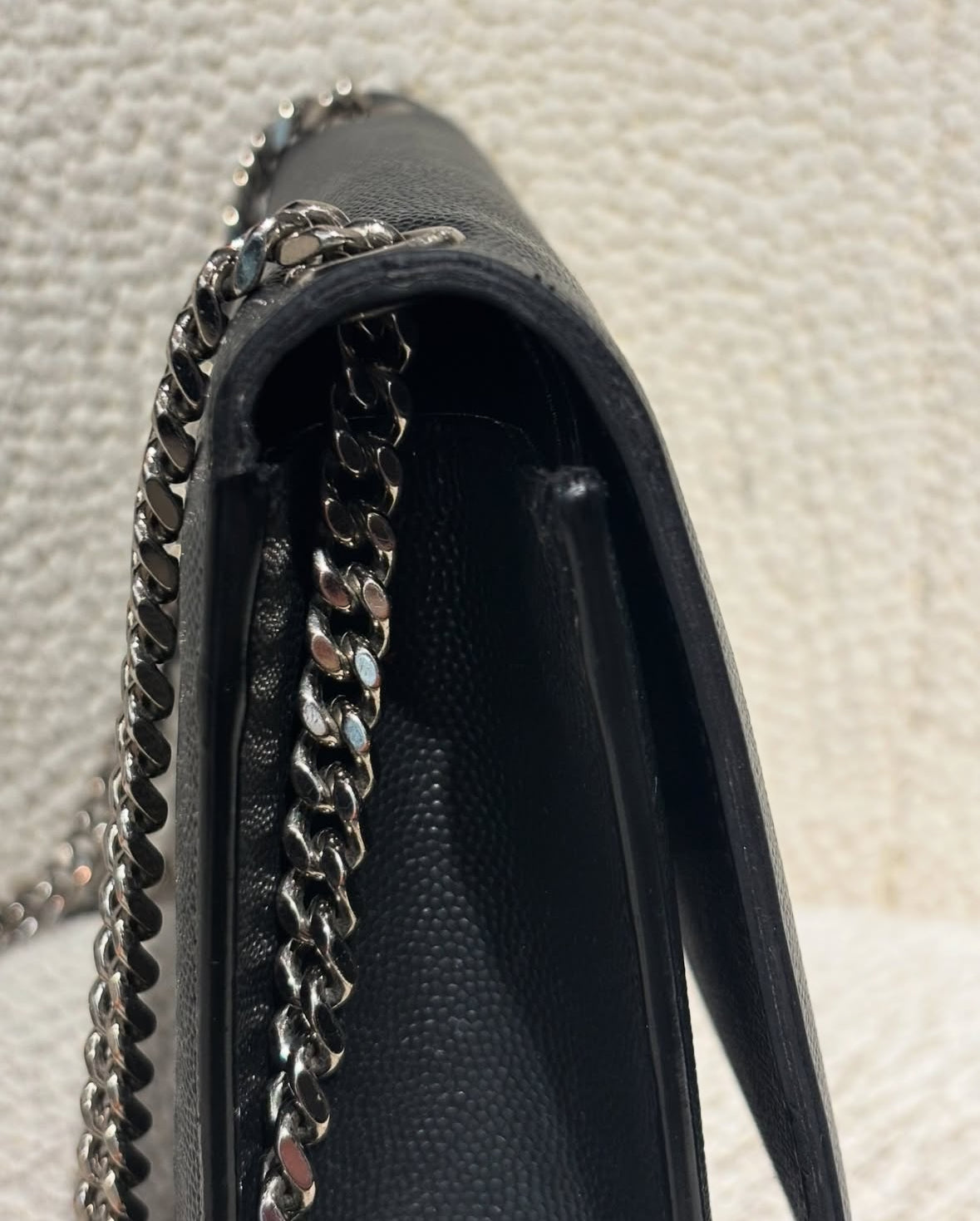 Saint Laurent - Small Kate Bag - Black with Silver Hardware