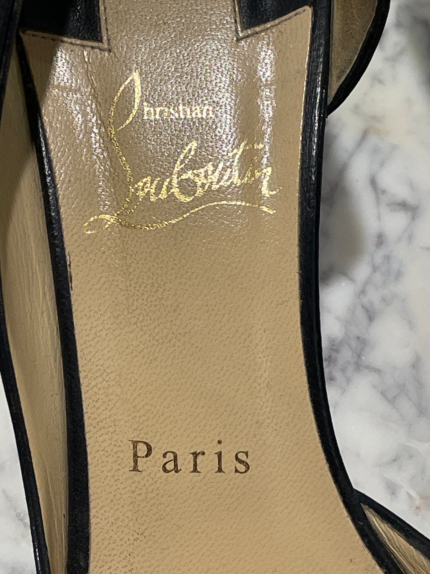 Christian Louboutin Farfaclou Half d’Orsay Pumps - 38,5
