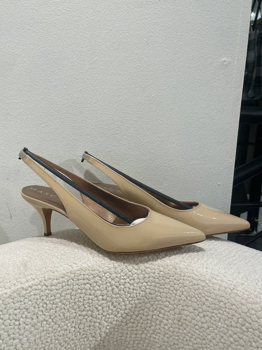 Mascaro – slingbacks - Patent Leather - sand/beige - 38,5