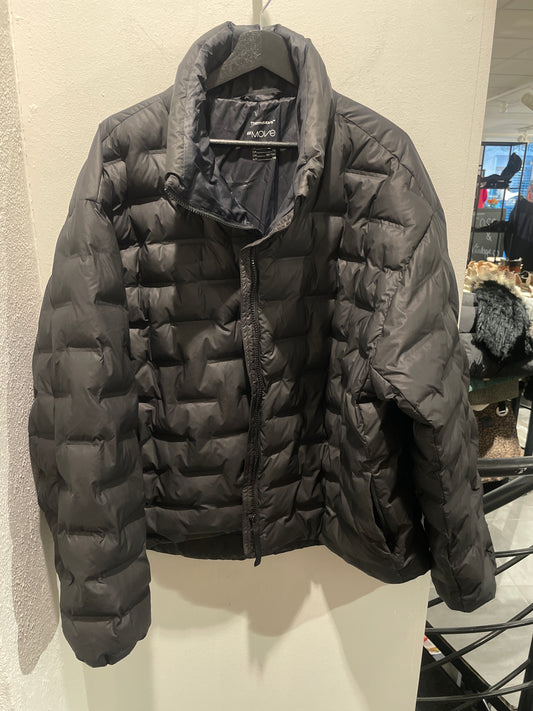 H&M - Thermal Jacket - Black - Medinas Wardrobe - XL