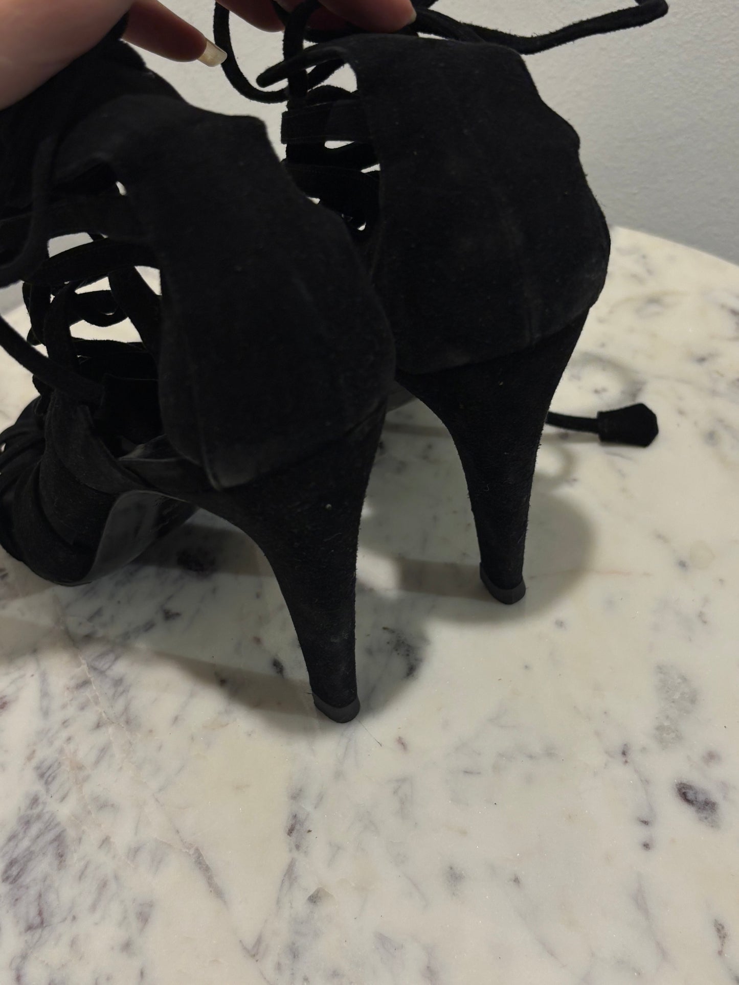 Hermès - "Thalassa" Gladiator Cage Sandal - EU38,5 - Medinas Wardrobe