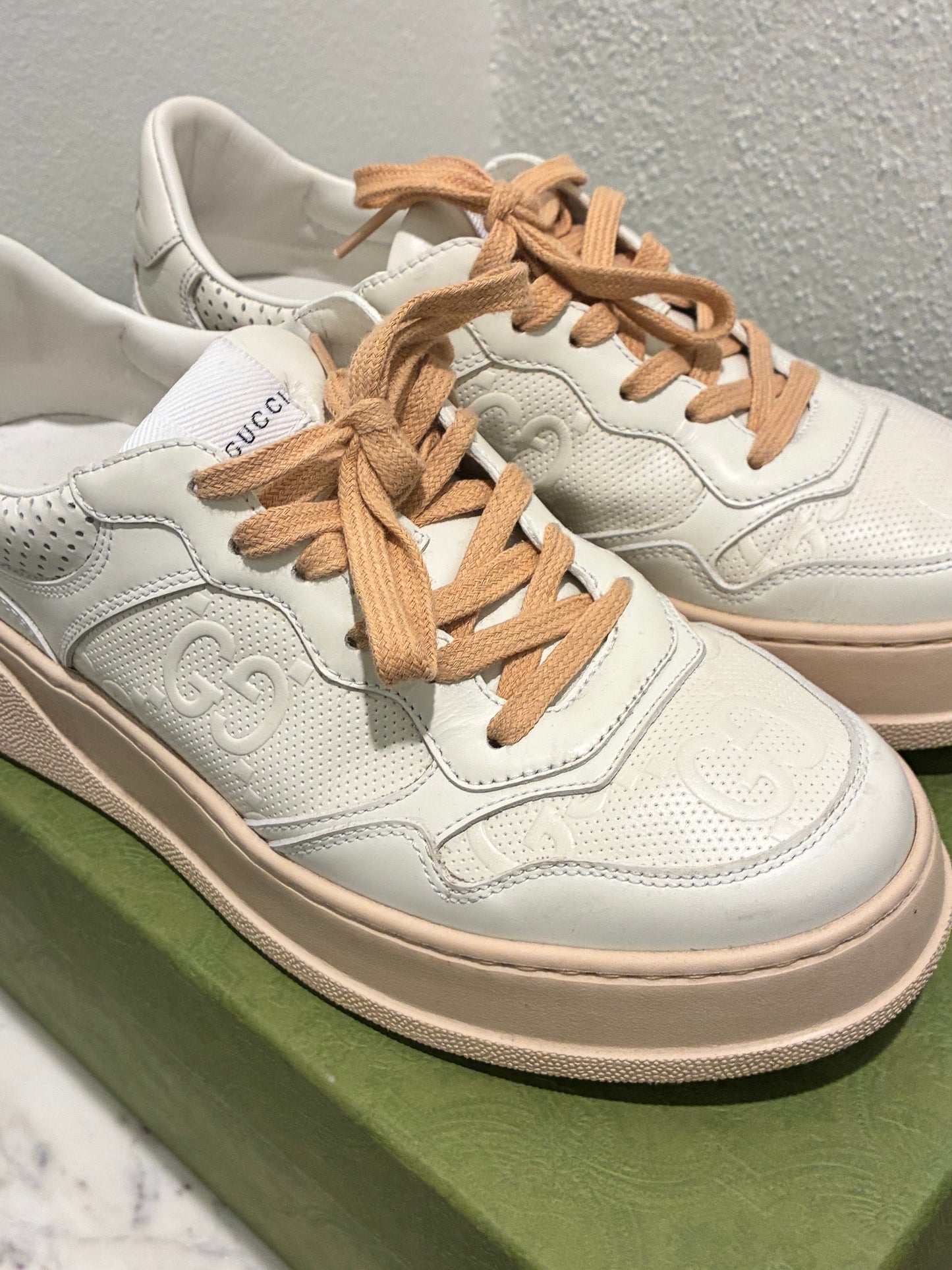 Gucci Sneakers - White & Rose - EU 39,5