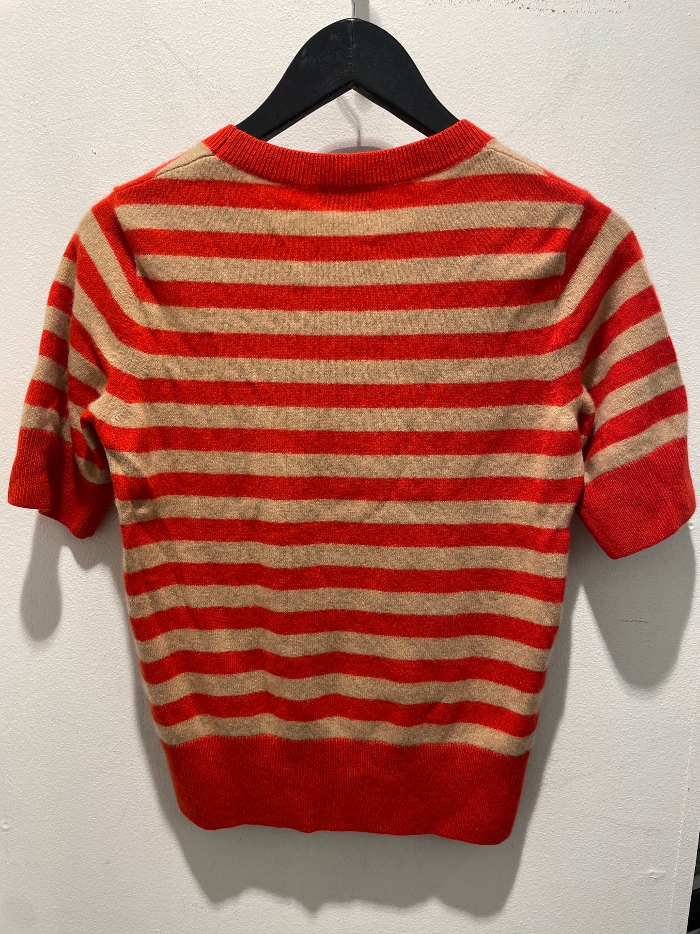Dries Van Noten — Short-Sleeved Knit in Pure Cashmere - S