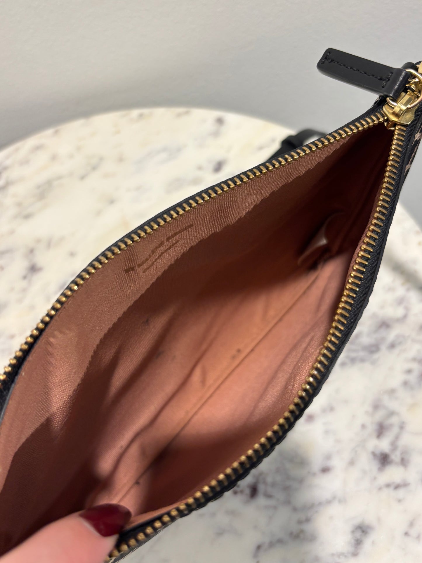 Malene Birger - Shoulder Bag  - Black Monogram - Medinas Wardrobe